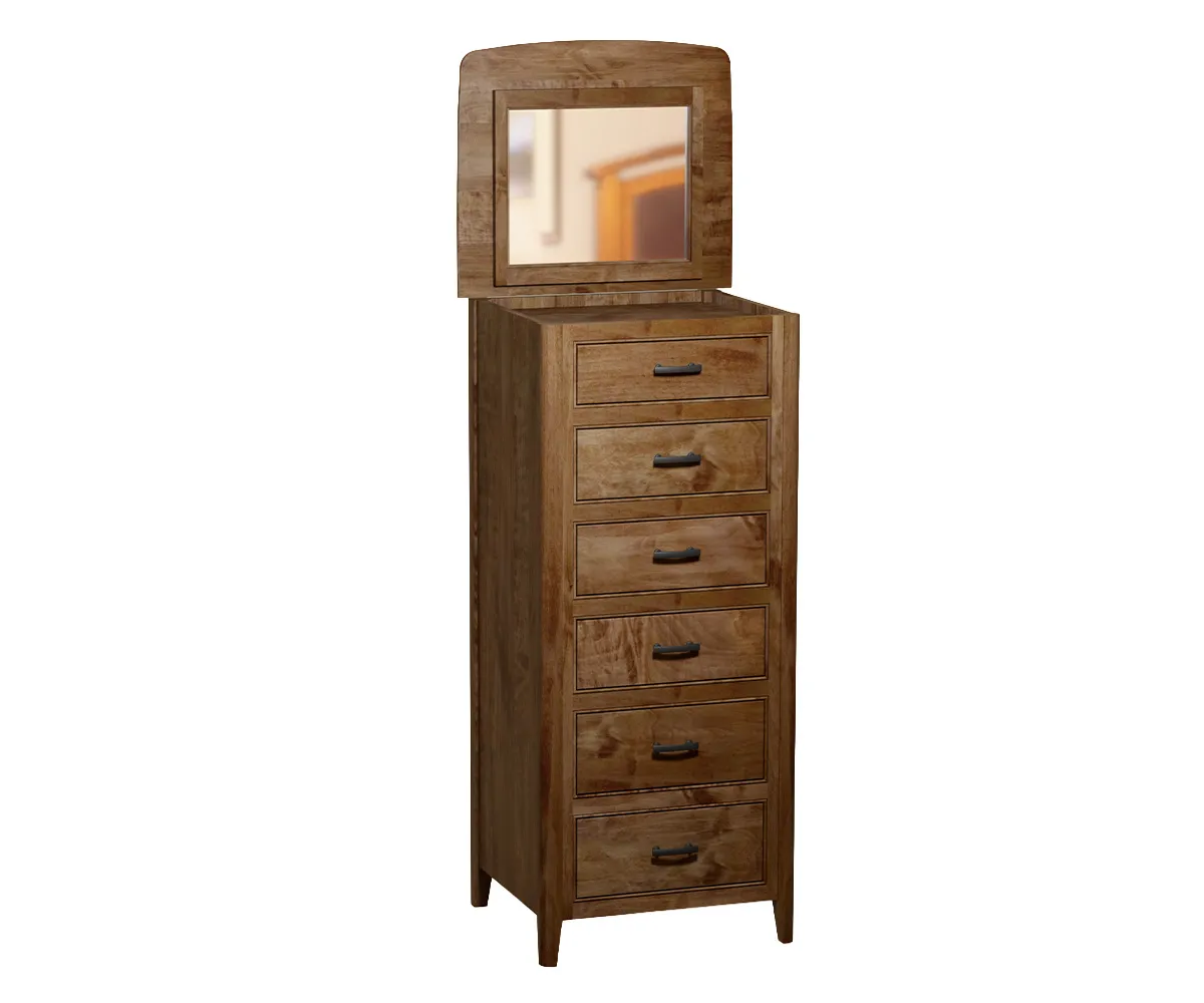 Cascade Lingerie Chest with Mirror