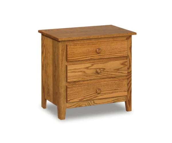 Shaker 3 Drawer Nightstand - 25"W