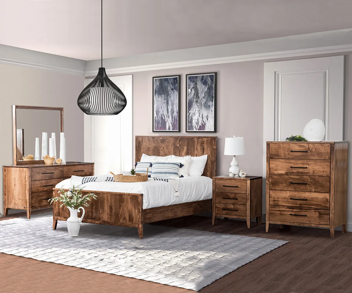 Sandalwood 1 Drawer Nightstand - Image 4