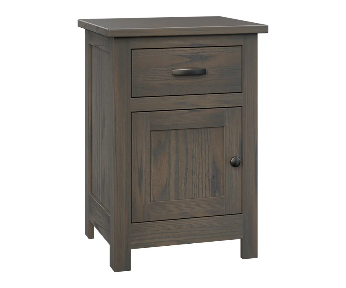 Flush Mission 1 Drawer 1 Door Nightstand